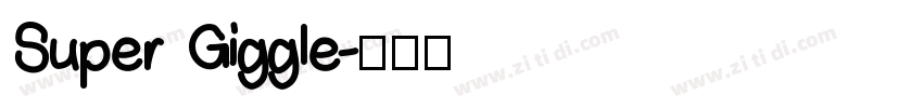 Super Giggle字体转换